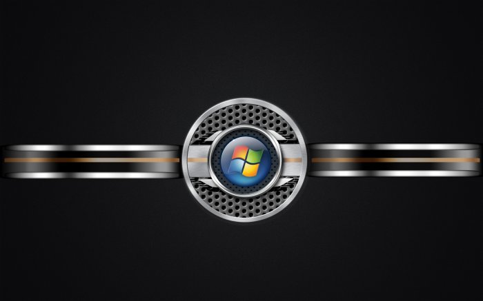 The Windows logo on the lattice