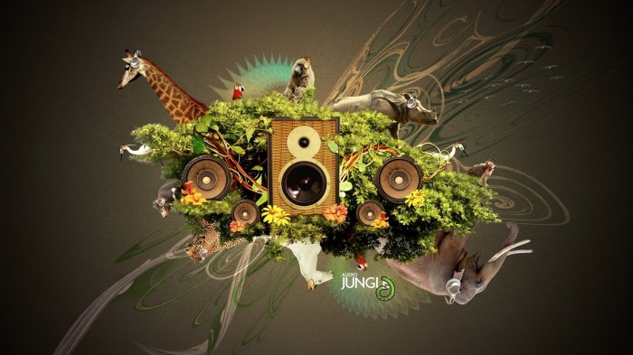 Collage “Sounds of the Jungle”