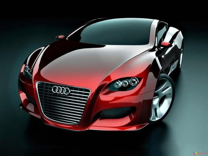 Bordeaux sports car Audi