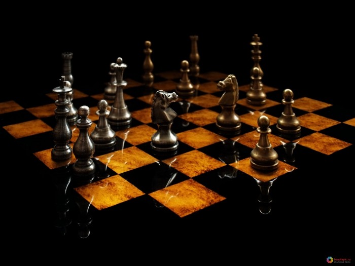Winning chess position