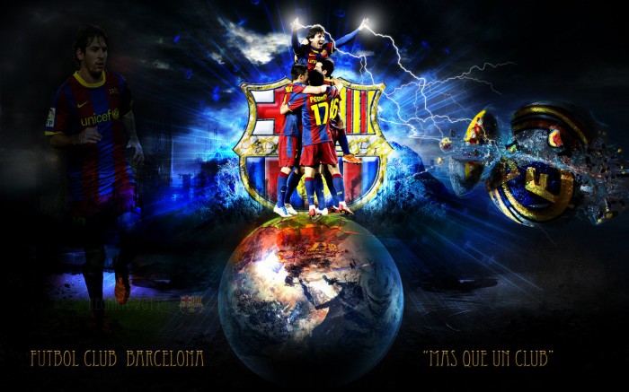 FC Barcelona on the Earth