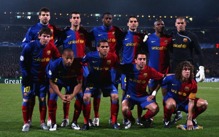 FC Barcelona “family photo”