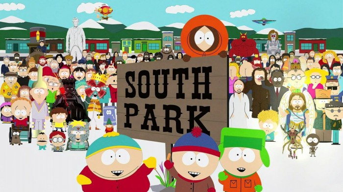 All the characters of the South Park Series