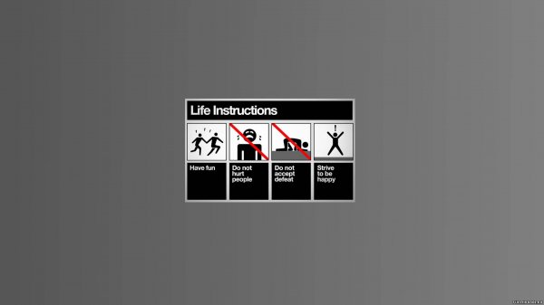 Interesting instructions on the basics of life