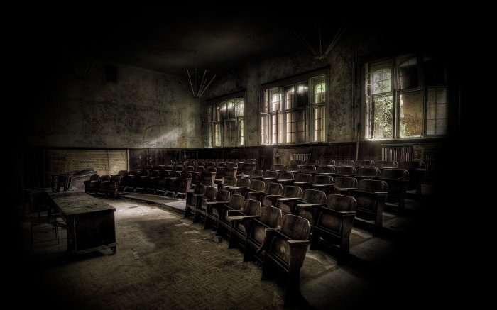 The old lecture hall