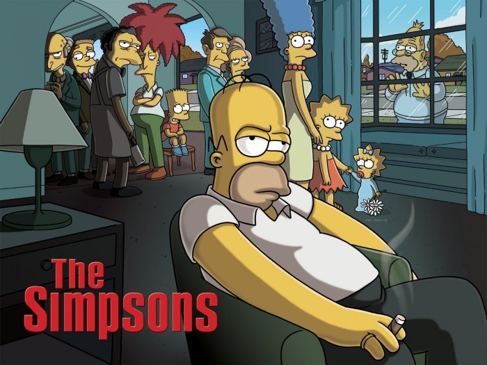 Симпсоны - популярный мультфильм