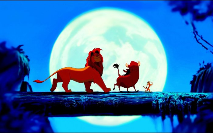 The Lion King - a frame from the cartoon