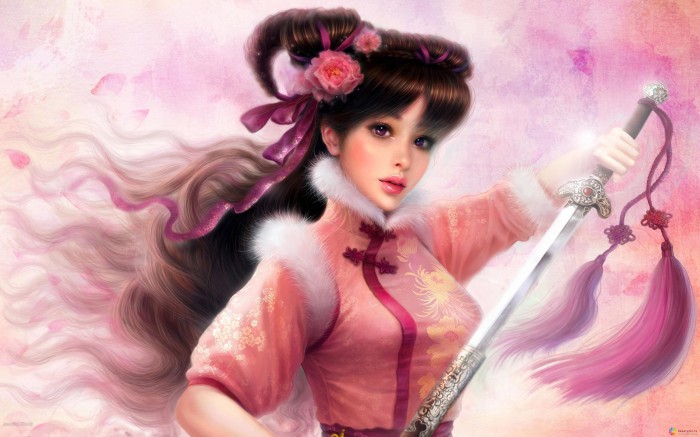 Princess with sword