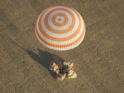 The Soyuz landing