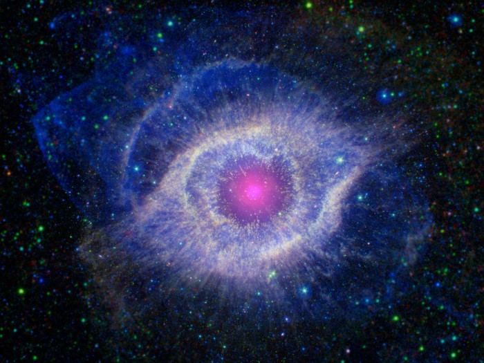 The Dying star in the space