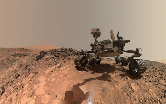 Mars Rover selfi on the Mars